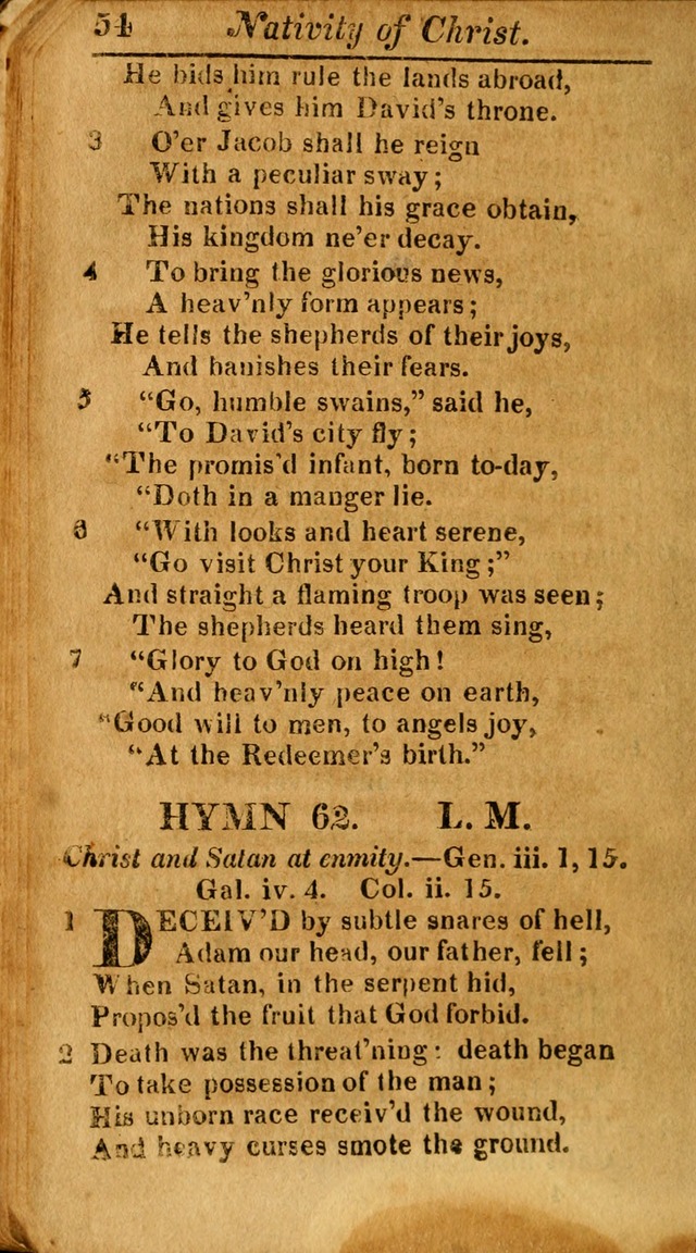 A Choice Selection of Psalms, Hymns and Spiritual Songs for the use of  Christians page 55