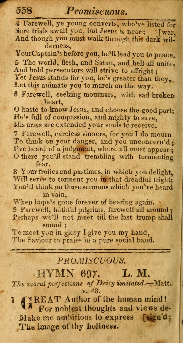 A Choice Selection of Psalms, Hymns and Spiritual Songs for the use of  Christians page 551