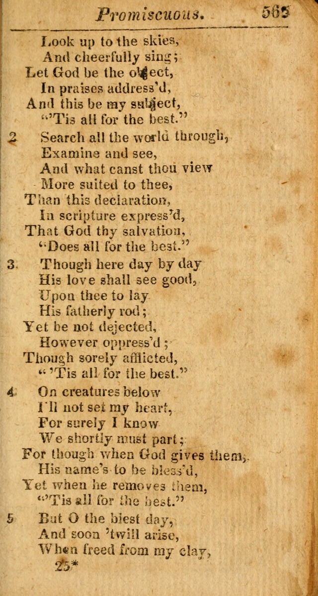 A Choice Selection of Psalms, Hymns and Spiritual Songs for the use of  Christians page 558