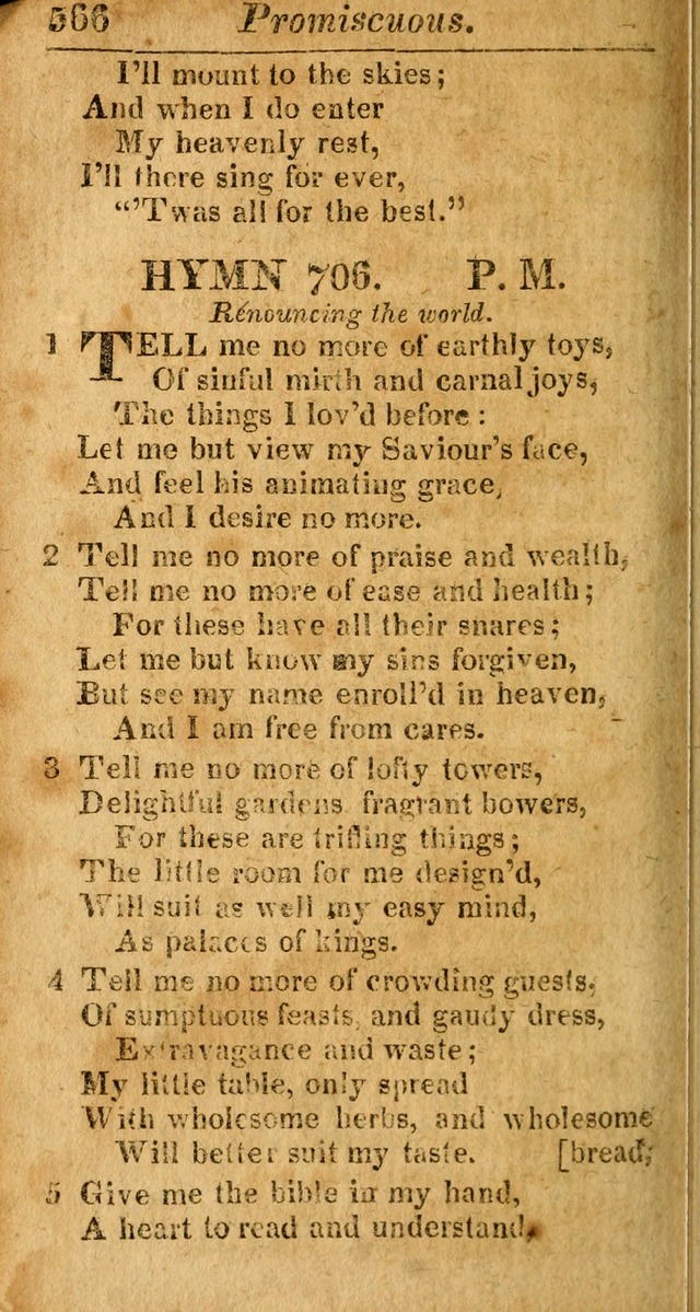 A Choice Selection of Psalms, Hymns and Spiritual Songs for the use of  Christians page 559