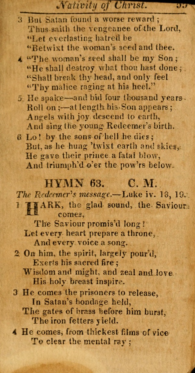 A Choice Selection of Psalms, Hymns and Spiritual Songs for the use of  Christians page 56