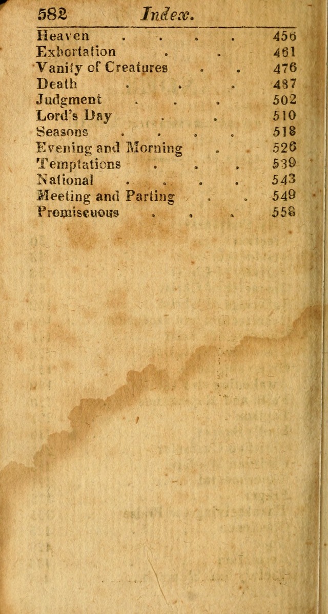 A Choice Selection of Psalms, Hymns and Spiritual Songs for the use of  Christians page 575