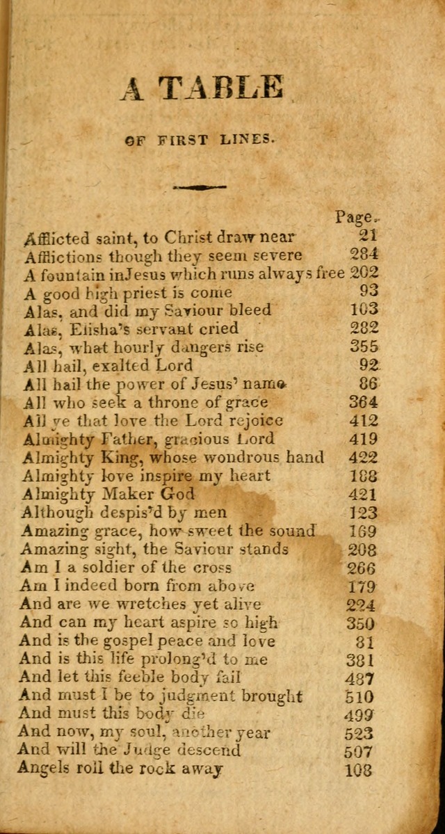 A Choice Selection of Psalms, Hymns and Spiritual Songs for the use of  Christians page 576