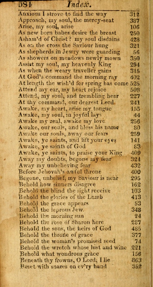 A Choice Selection of Psalms, Hymns and Spiritual Songs for the use of  Christians page 577