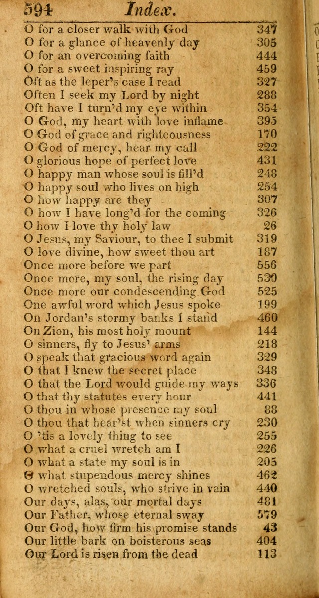 A Choice Selection of Psalms, Hymns and Spiritual Songs for the use of  Christians page 587