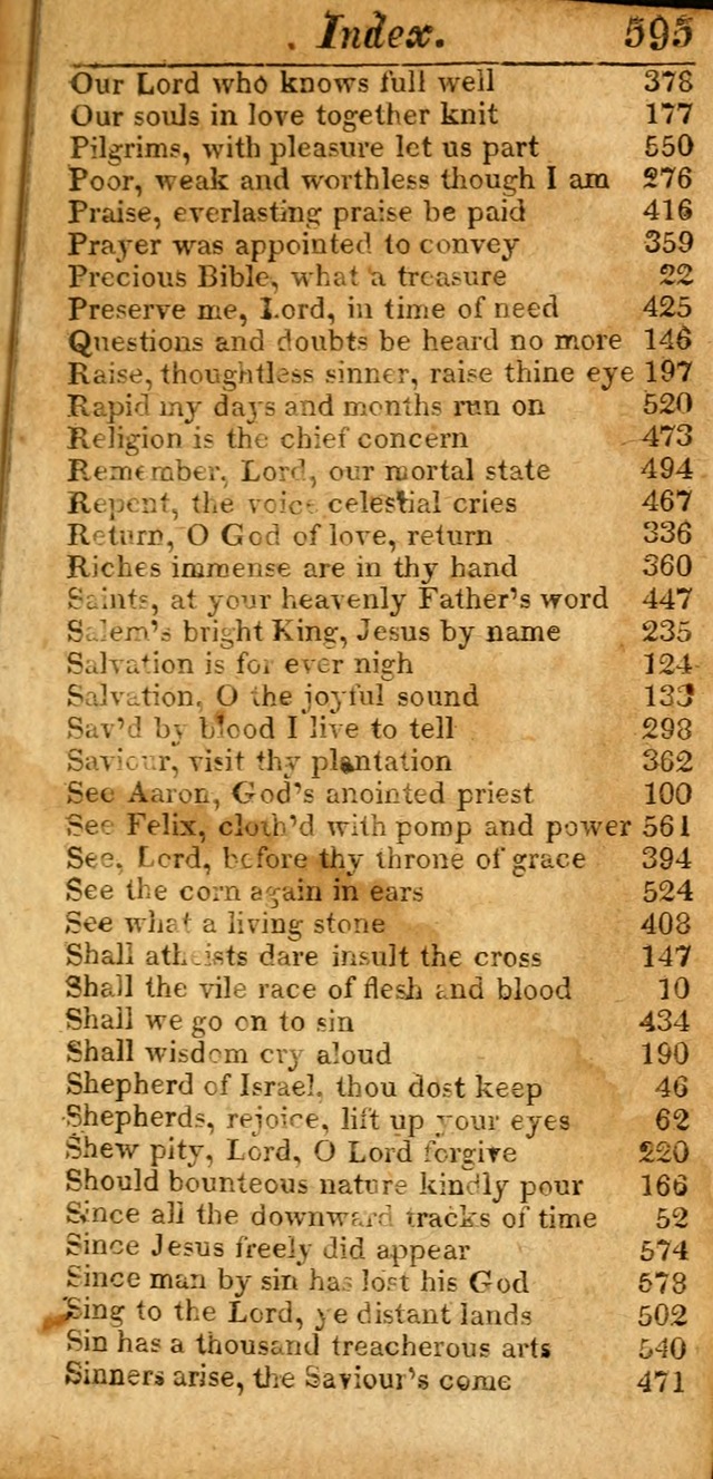 A Choice Selection of Psalms, Hymns and Spiritual Songs for the use of  Christians page 588