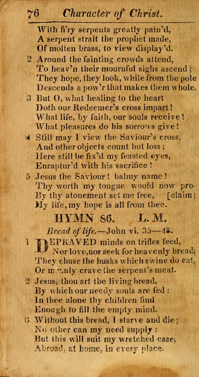 A Choice Selection of Psalms, Hymns and Spiritual Songs for the use of  Christians page 77