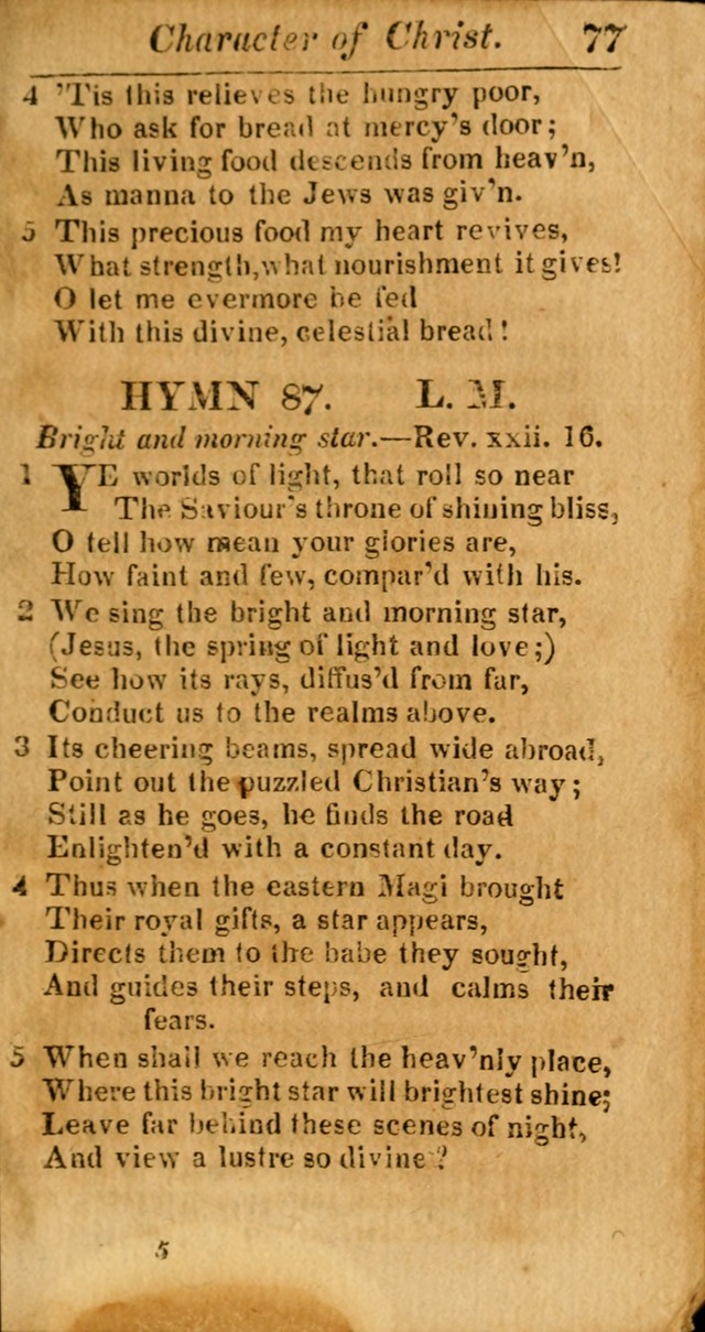 A Choice Selection of Psalms, Hymns and Spiritual Songs for the use of  Christians page 78