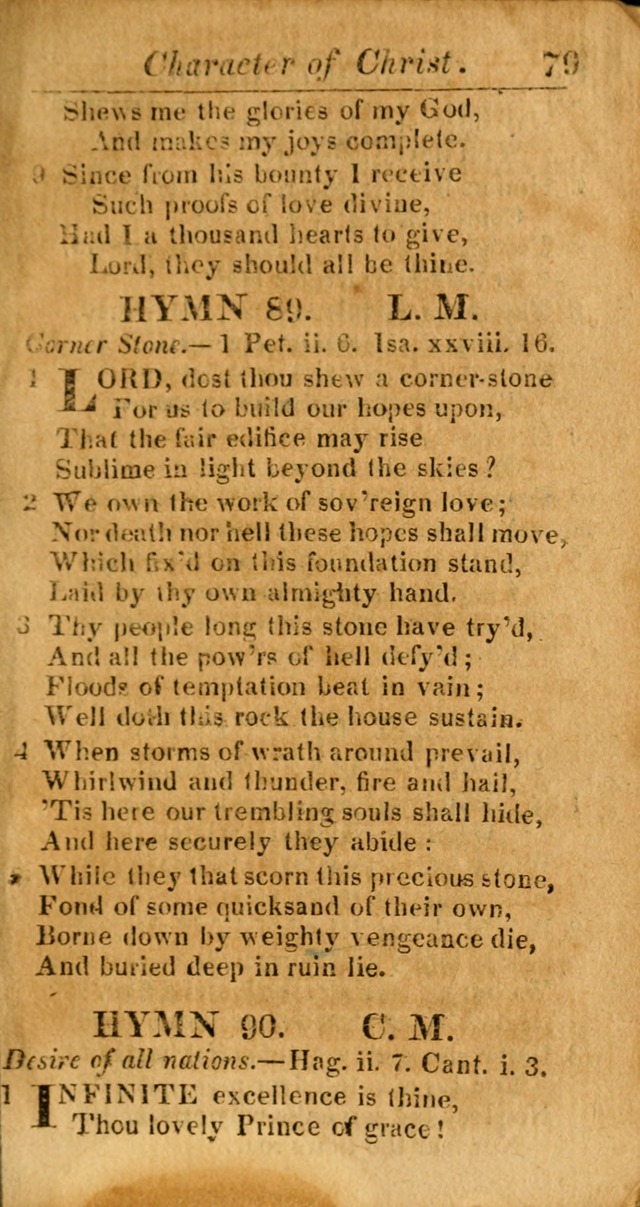 A Choice Selection of Psalms, Hymns and Spiritual Songs for the use of  Christians page 80