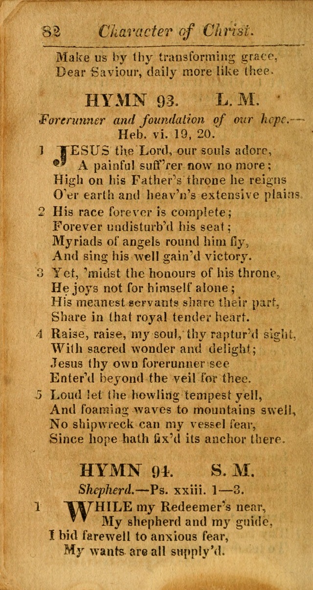 A Choice Selection of Psalms, Hymns and Spiritual Songs for the use of  Christians page 83