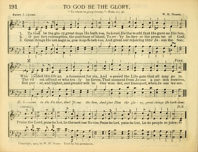 Christ in Song: for all religious services nearly one thousand best gospel hymns, new and old with responsive scripture readings (Rev. and Enl.) page 118