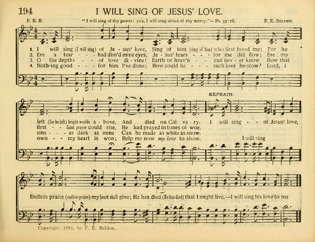 Christ in Song: for all religious services nearly one thousand best gospel hymns, new and old with responsive scripture readings (Rev. and Enl.) page 121