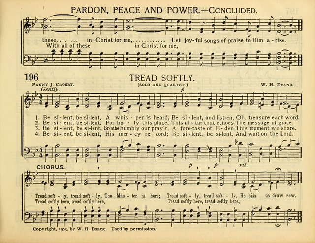 Christ in Song: for all religious services nearly one thousand best gospel hymns, new and old with responsive scripture readings (Rev. and Enl.) page 123