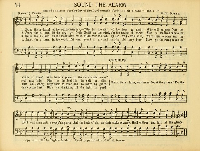 Christ in Song: for all religious services nearly one thousand best gospel hymns, new and old with responsive scripture readings (Rev. and Enl.) page 14