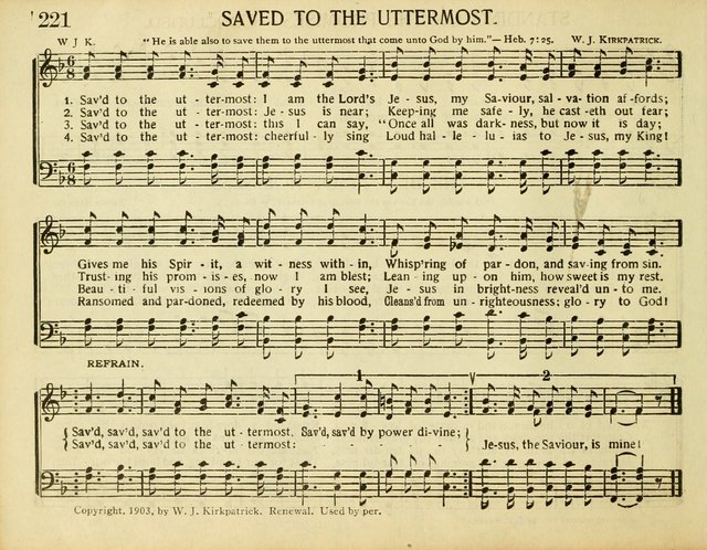 Christ in Song: for all religious services nearly one thousand best gospel hymns, new and old with responsive scripture readings (Rev. and Enl.) page 148