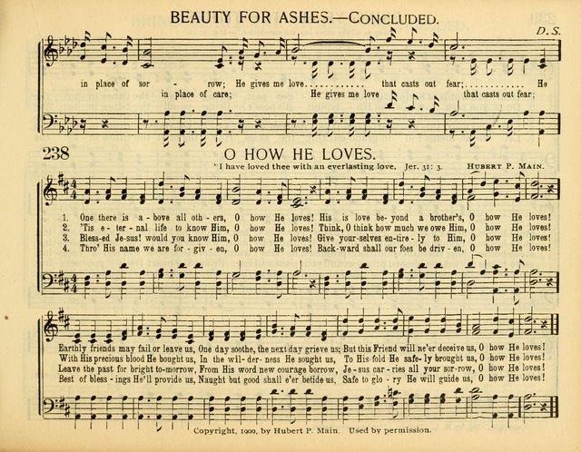 Christ in Song: for all religious services nearly one thousand best gospel hymns, new and old with responsive scripture readings (Rev. and Enl.) page 165