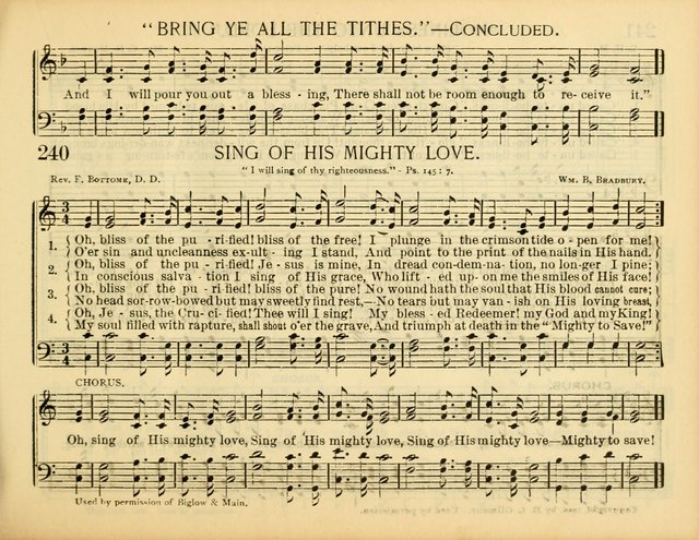 Christ in Song: for all religious services nearly one thousand best gospel hymns, new and old with responsive scripture readings (Rev. and Enl.) page 167