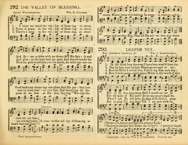 Christ in Song: for all religious services nearly one thousand best gospel hymns, new and old with responsive scripture readings (Rev. and Enl.) page 199