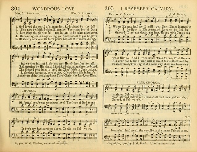 Christ in Song: for all religious services nearly one thousand best gospel hymns, new and old with responsive scripture readings (Rev. and Enl.) page 205