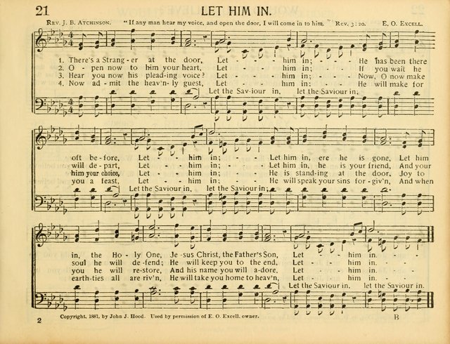 Christ in Song: for all religious services nearly one thousand best gospel hymns, new and old with responsive scripture readings (Rev. and Enl.) page 21