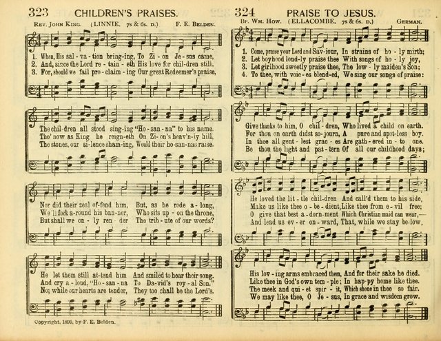 Christ in Song: for all religious services nearly one thousand best gospel hymns, new and old with responsive scripture readings (Rev. and Enl.) page 214