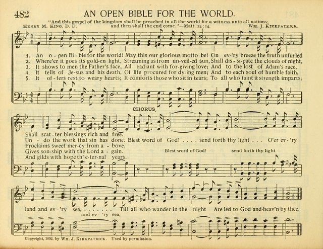 Christ in Song: for all religious services nearly one thousand best gospel hymns, new and old with responsive scripture readings (Rev. and Enl.) page 274