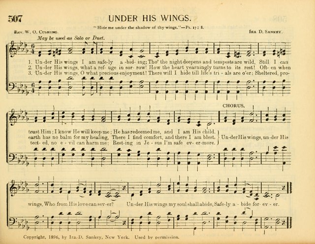 Christ in Song: for all religious services nearly one thousand best gospel hymns, new and old with responsive scripture readings (Rev. and Enl.) page 299