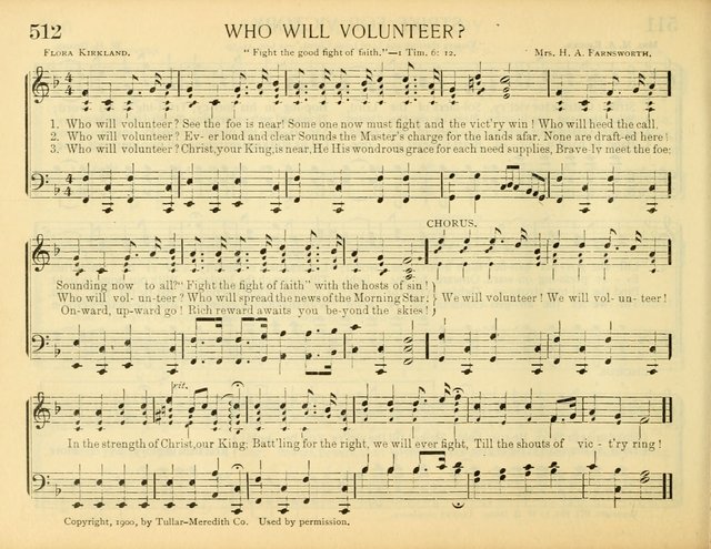 Christ in Song: for all religious services nearly one thousand best gospel hymns, new and old with responsive scripture readings (Rev. and Enl.) page 304