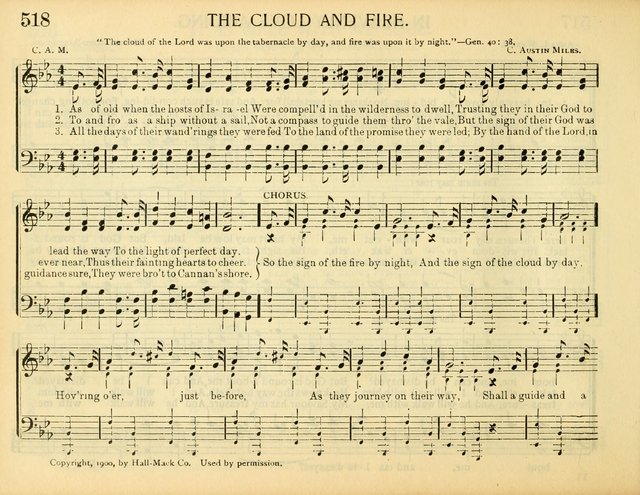 Christ in Song: for all religious services nearly one thousand best gospel hymns, new and old with responsive scripture readings (Rev. and Enl.) page 310