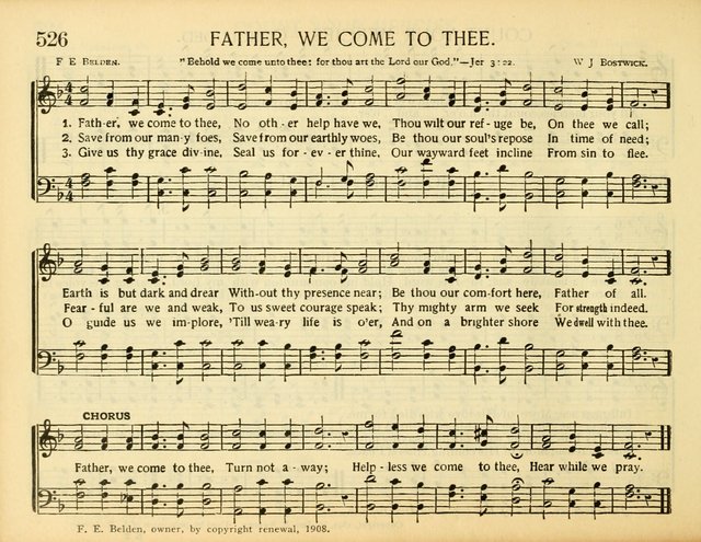 Christ in Song: for all religious services nearly one thousand best gospel hymns, new and old with responsive scripture readings (Rev. and Enl.) page 318