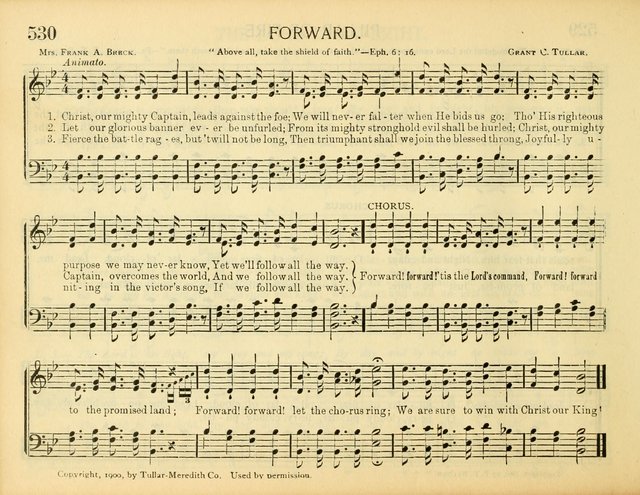 Christ in Song: for all religious services nearly one thousand best gospel hymns, new and old with responsive scripture readings (Rev. and Enl.) page 322