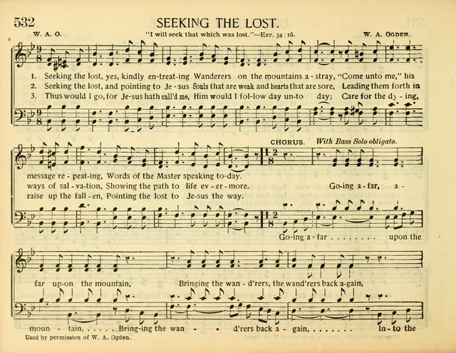 Christ in Song: for all religious services nearly one thousand best gospel hymns, new and old with responsive scripture readings (Rev. and Enl.) page 324