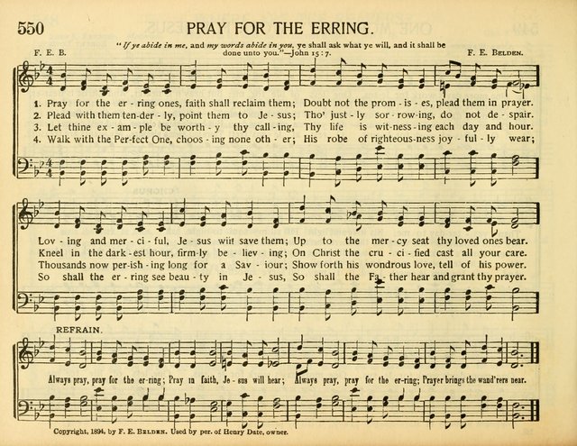 Christ in Song: for all religious services nearly one thousand best gospel hymns, new and old with responsive scripture readings (Rev. and Enl.) page 342