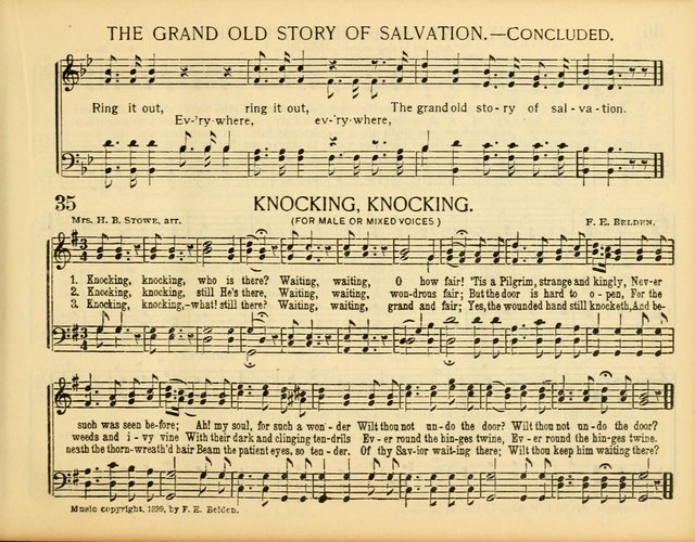 Christ in Song: for all religious services nearly one thousand best gospel hymns, new and old with responsive scripture readings (Rev. and Enl.) page 35