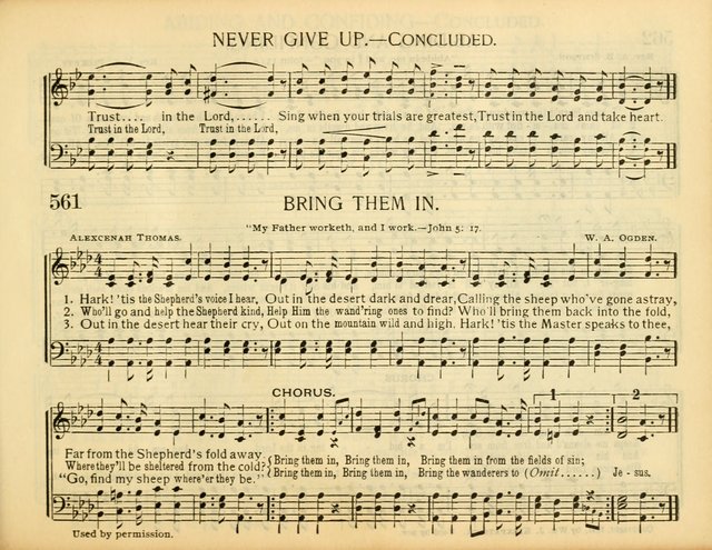 Christ in Song: for all religious services nearly one thousand best gospel hymns, new and old with responsive scripture readings (Rev. and Enl.) page 353