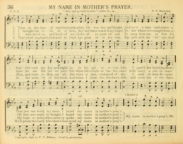 Christ in Song: for all religious services nearly one thousand best gospel hymns, new and old with responsive scripture readings (Rev. and Enl.) page 36