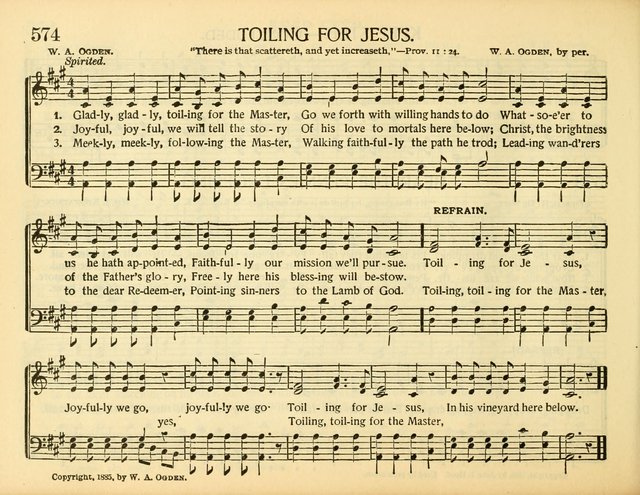 Christ in Song: for all religious services nearly one thousand best gospel hymns, new and old with responsive scripture readings (Rev. and Enl.) page 366