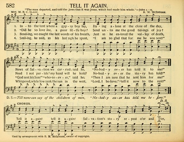 Christ in Song: for all religious services nearly one thousand best gospel hymns, new and old with responsive scripture readings (Rev. and Enl.) page 374