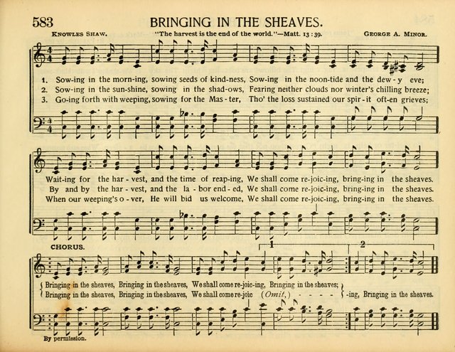 Christ in Song: for all religious services nearly one thousand best gospel hymns, new and old with responsive scripture readings (Rev. and Enl.) page 375