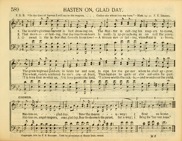 Christ in Song: for all religious services nearly one thousand best gospel hymns, new and old with responsive scripture readings (Rev. and Enl.) page 381