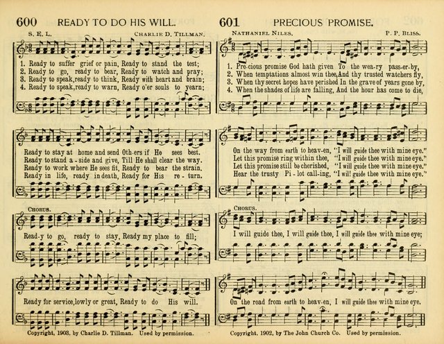 Christ in Song: for all religious services nearly one thousand best gospel hymns, new and old with responsive scripture readings (Rev. and Enl.) page 387