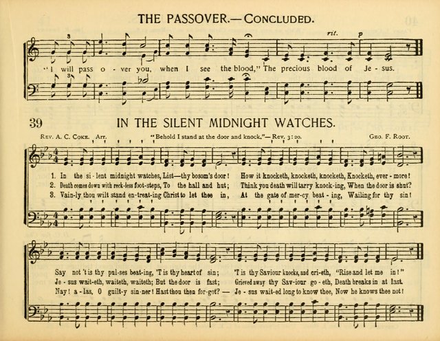 Christ in Song: for all religious services nearly one thousand best gospel hymns, new and old with responsive scripture readings (Rev. and Enl.) page 39