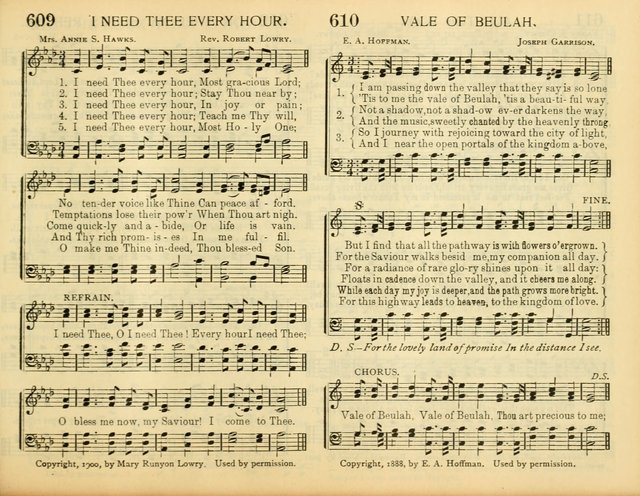 Christ in Song: for all religious services nearly one thousand best gospel hymns, new and old with responsive scripture readings (Rev. and Enl.) page 391