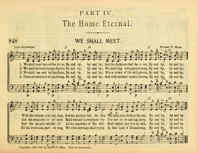 Christ in Song: for all religious services nearly one thousand best gospel hymns, new and old with responsive scripture readings (Rev. and Enl.) page 473