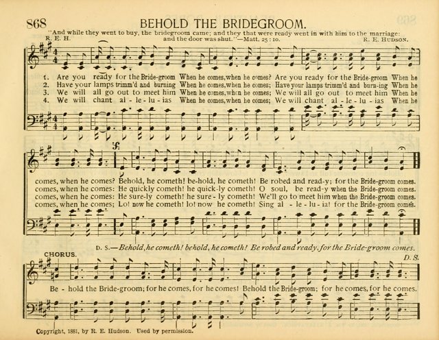 Christ in Song: for all religious services nearly one thousand best gospel hymns, new and old with responsive scripture readings (Rev. and Enl.) page 493