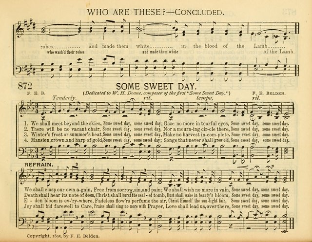 Christ in Song: for all religious services nearly one thousand best gospel hymns, new and old with responsive scripture readings (Rev. and Enl.) page 497