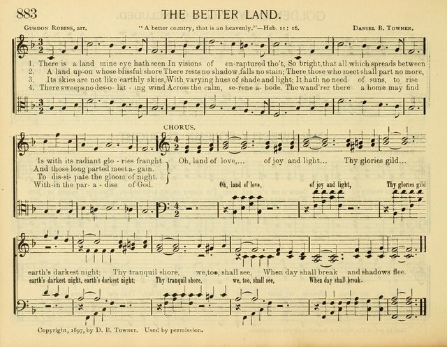 Christ in Song: for all religious services nearly one thousand best gospel hymns, new and old with responsive scripture readings (Rev. and Enl.) page 508