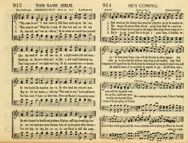 Christ in Song: for all religious services nearly one thousand best gospel hymns, new and old with responsive scripture readings (Rev. and Enl.) page 529