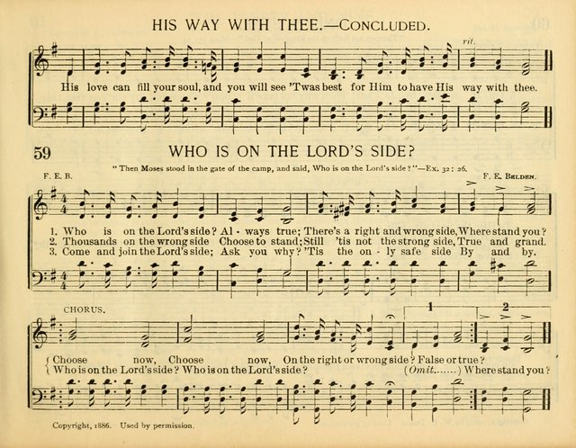 Christ in Song: for all religious services nearly one thousand best gospel hymns, new and old with responsive scripture readings (Rev. and Enl.) page 59