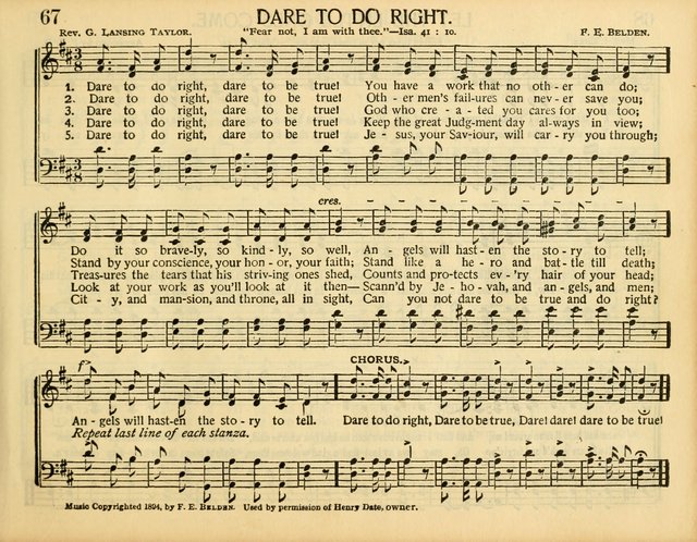 Christ in Song: for all religious services nearly one thousand best gospel hymns, new and old with responsive scripture readings (Rev. and Enl.) page 67